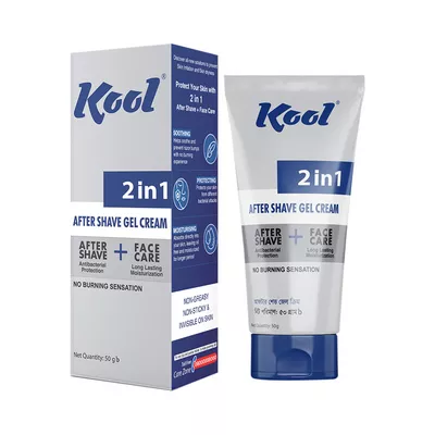 Kool 2 In 1 After Shave Gel Cream 50gm.webp