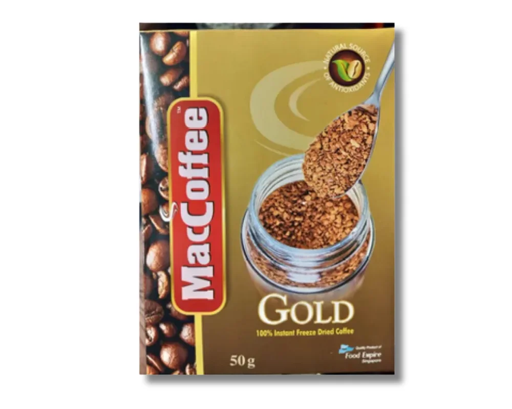 MacCoffee Gold Freeze Dried Coffee 50gm.webp