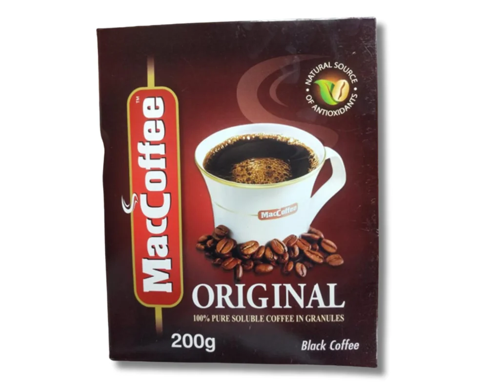 MacCoffee Original Black Coffee PP 200gm.webp