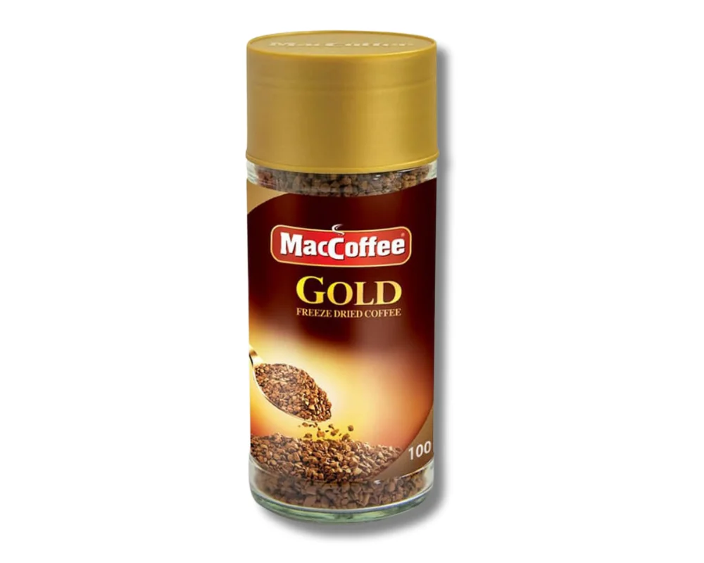 MacCoffee Gold Freeze Dried Coffee 100gm.webp