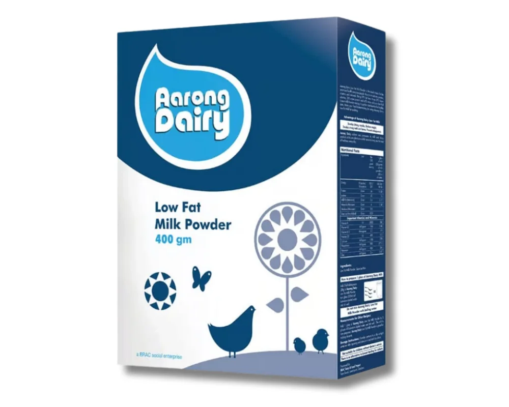 Aarong Dairy Low Fat Milk Powder 400gm (BIB).webp