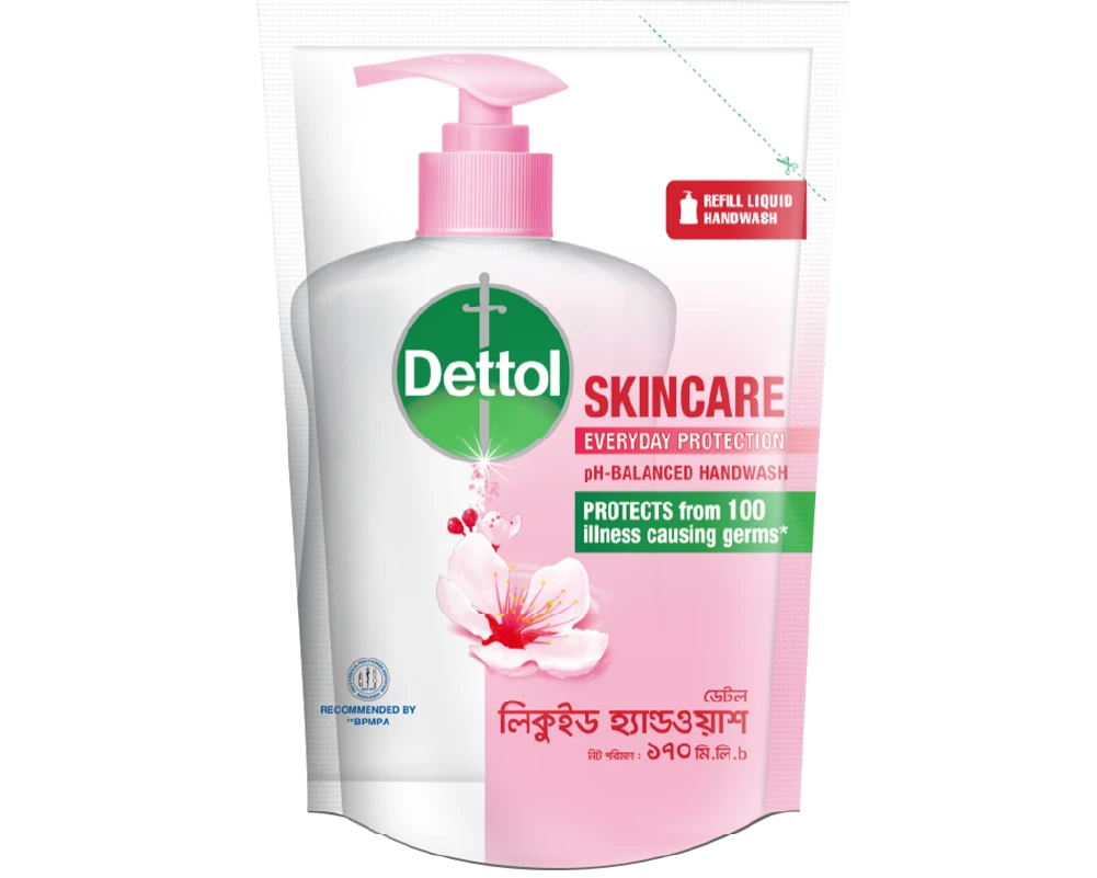 Dettol Hand Wash Skincare 170ml Refill.webp