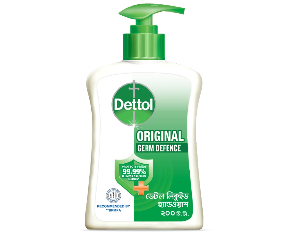 Dettol Liquid Hand wash 200ml Original (Pump).webp