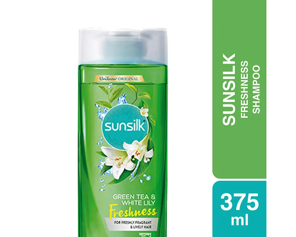 Sunsilk Green Tea & White Lily Shampoo 375ml.webp