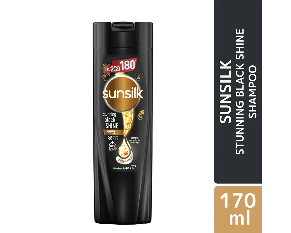 Sunsilk Stunning Black Shine Shampoo 180ml.webp