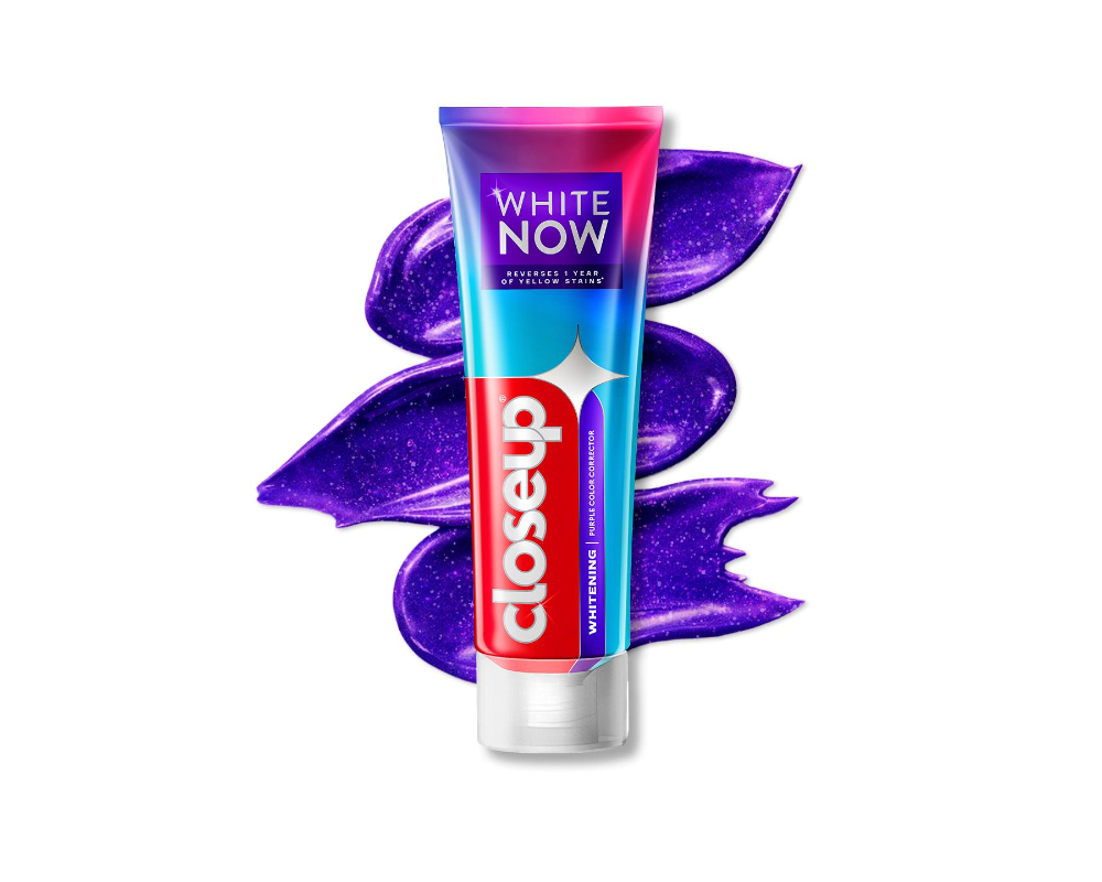CloseUp White Now Whitening Purple Color Toothpaste 100gm IN.webp
